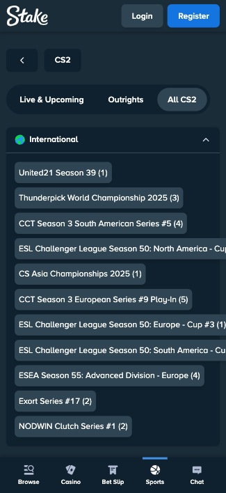 CS2 betting options