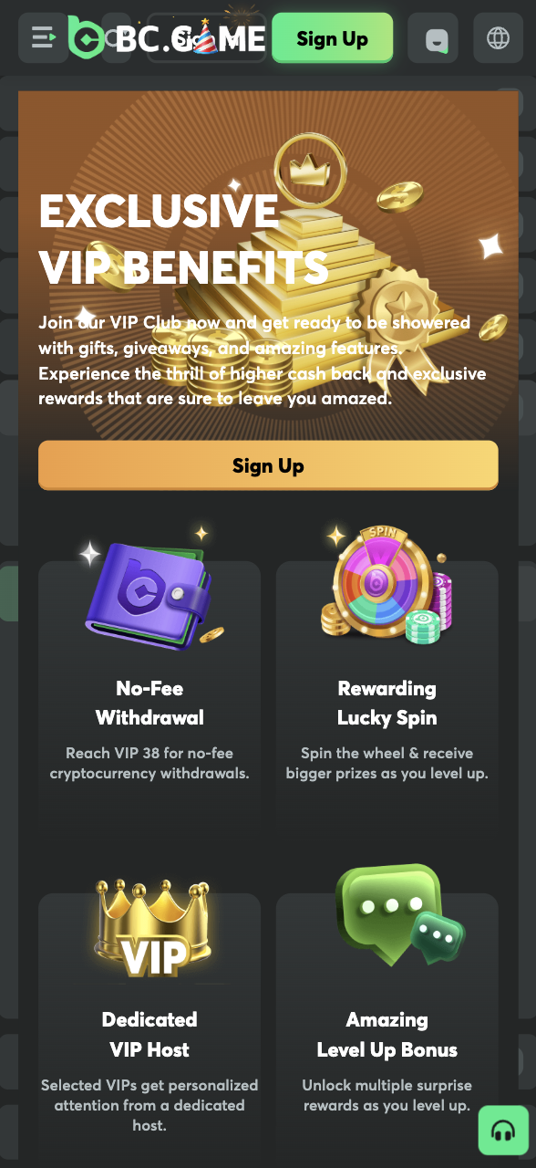 BC.GAME India bonus VIP promo