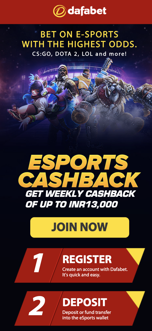 Dafabet Bonus Screen