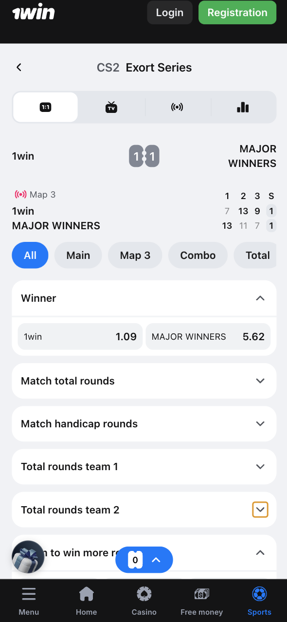 10cric Sign Up 1win live betting odds