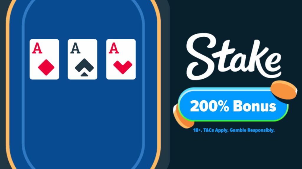 Stake Poker Casino Offer Banner