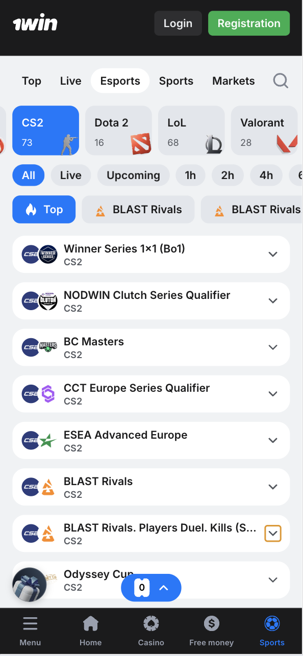 10cric Sign Up 1win CS2 esports betting odds gambling options