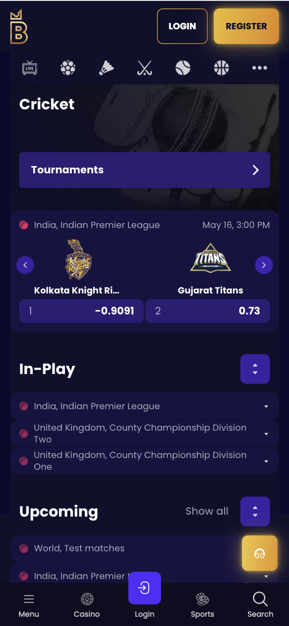 BiggerZ Sports Betting IPL Cricket odds