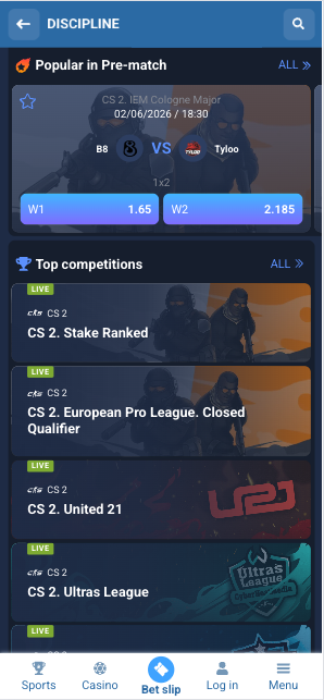 1xBet CS2 Betting Esports gambling odds