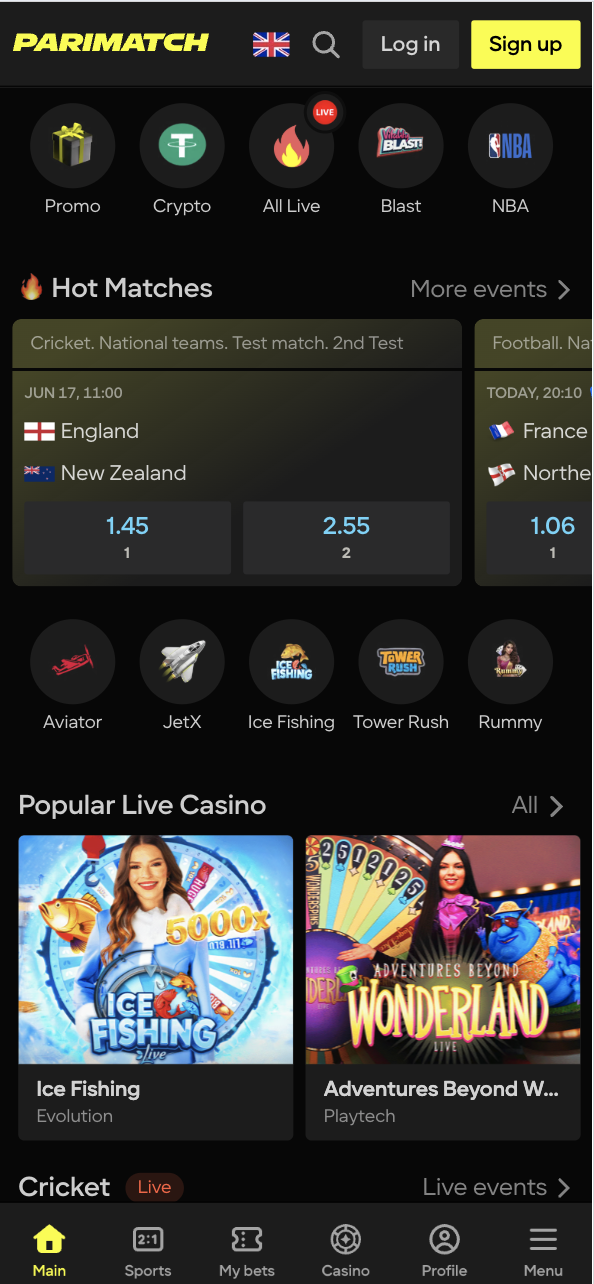 Parimatch India App Mobile Betting Site