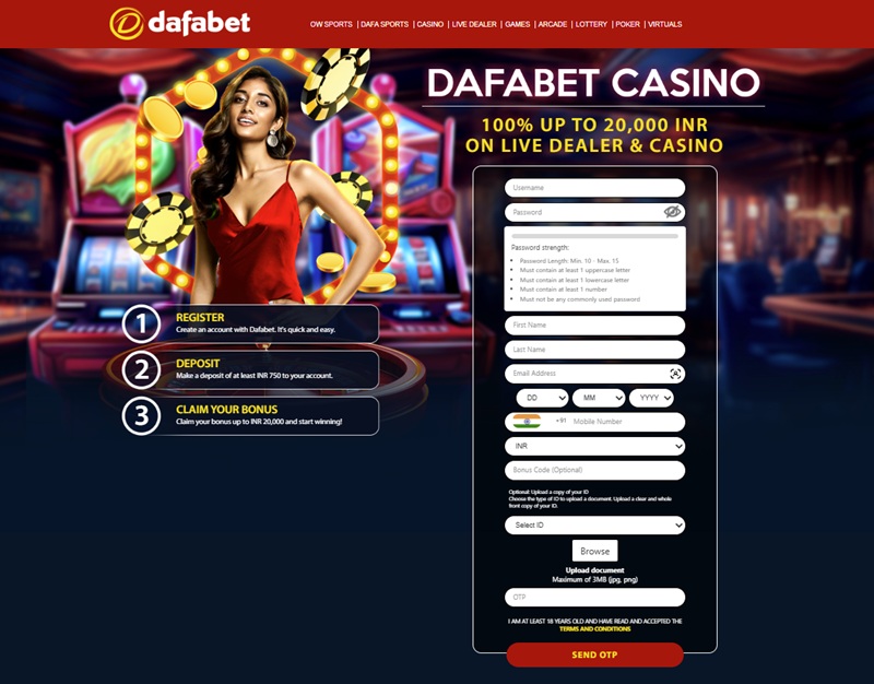 Welcome Offer Dafabet Live Tables Dafabet Welcome Offer