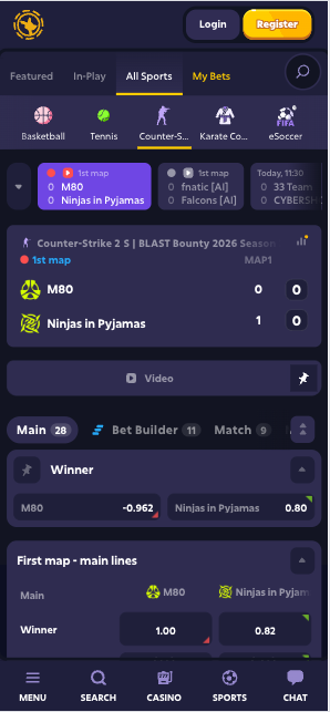 CS2 Live Odds Roobet Example Esports Gambling Example